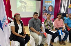 Estudiantes de Chichigalpa honran al General Sandino en un Conversatorio