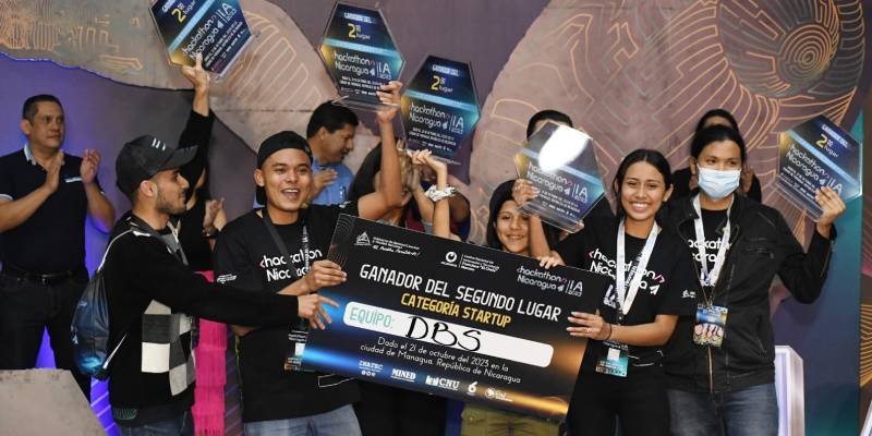 ¡Ganan Hackathon! Estudiantes Técnicos de Estelí destacan con proyecto Push Business