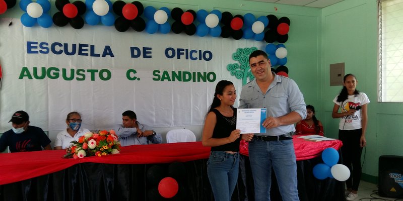 Protagonistas de San Dionisio, Matagalpa finalizan diferentes cursos
