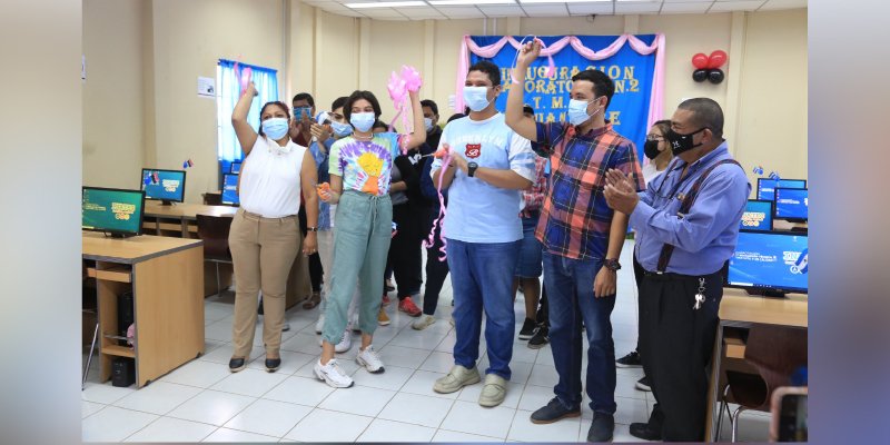 Celebran inauguración de nuevo Laboratorio de Computación en Ticuantepe