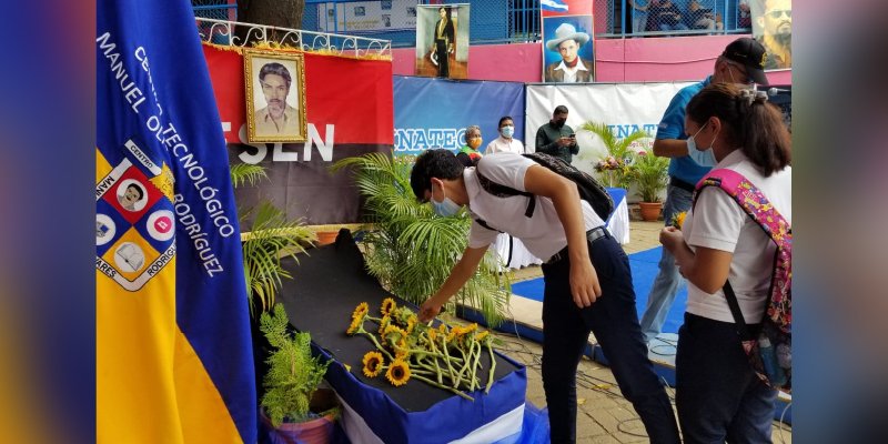 Conmemoran el Aniversario 43 del paso a la inmortalidad del Mártir Nacional, Manuel Olivares Rodríguez