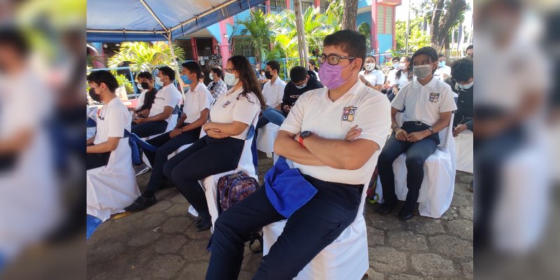 INATEC devela mural Nicaragua, Patria y Dignidad