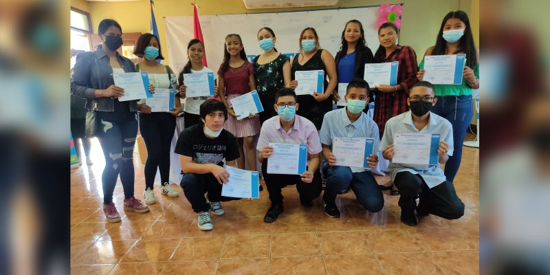 INATEC entrega certificados a protagonistas egresados de Cursos Libres y Modulares en Nandaime