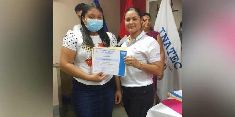 Protagonistas de San Rafael del Sur finalizan cursos Tics