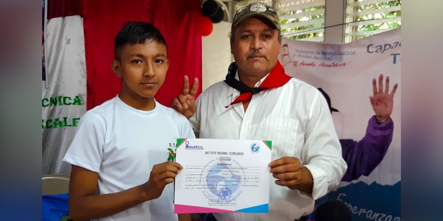 Realizan promoción de Escuelas Técnicas de Campo en comunidad La Escalera, Matagalpa