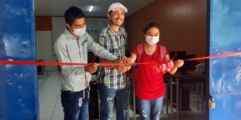 Centro Tecnológico de Ocotal es equipado con nuevas computadoras