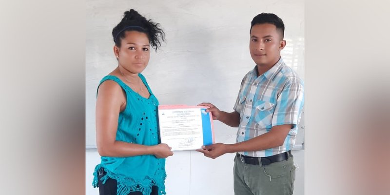 Centro Tecnológico de Puerto Cabezas celebra entrega de certificados a trabajadores sin títulos