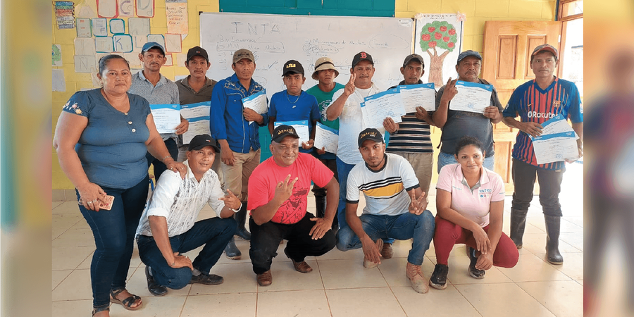 Comunidades indígenas son atendidas desde el INATEC, con herramientas de aprendizajes