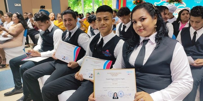 ¡Felicidades! Se gradúan 60 técnicos profesionales del sector Turístico en San Rafael del Sur