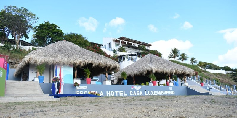 Nuevas obras de infraestructura se inauguran en Escuela Hotel Casa Luxemburgo, Pochomil