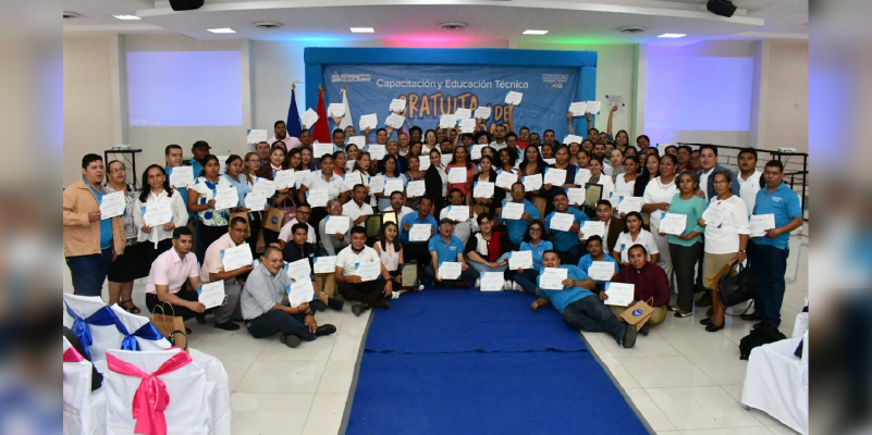 Nicaragua festeja a los Mejores Docentes de Educación y Capacitación Técnica