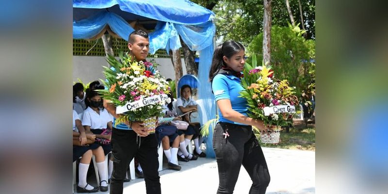 Estudiantes Técnicos de Juigalpa conmemoran paso a la inmortalidad del Comandante Germán Pomares