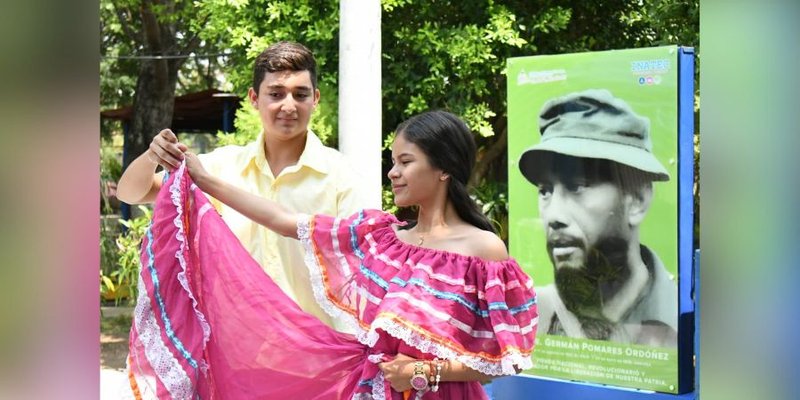 Estudiantes Técnicos de Juigalpa conmemoran paso a la inmortalidad del Comandante Germán Pomares