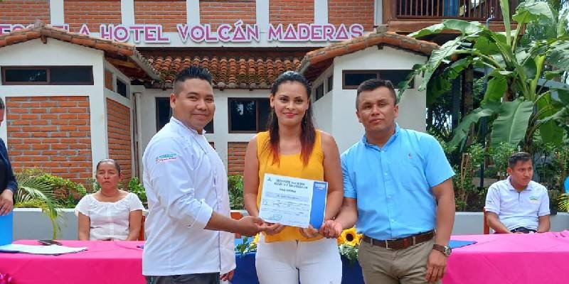 Primera Promoción de Cursos Técnicos en el Centro Tecnológico Volcán Madera en la Isla de Ometepe