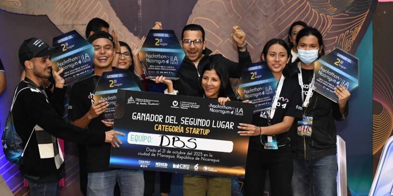 ¡Ganan Hackathon! Estudiantes Técnicos de Estelí destacan con proyecto Push Business