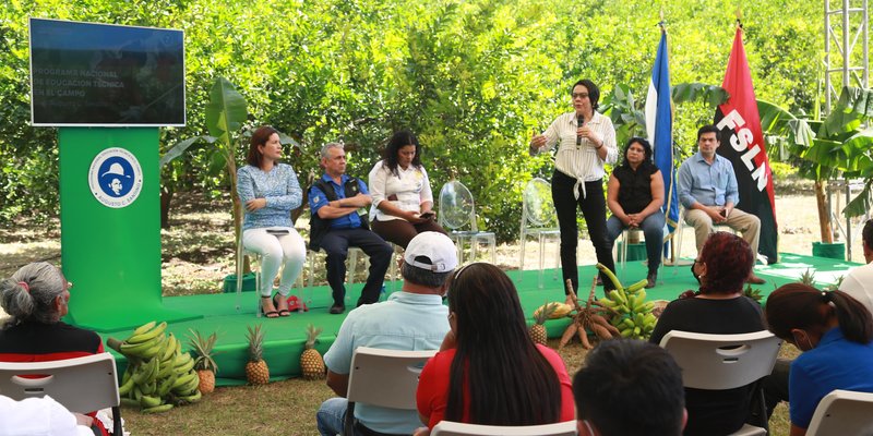 Lanzamiento de Programa Nacional de Educación Técnica en el Campo “Augusto C. Sandino”