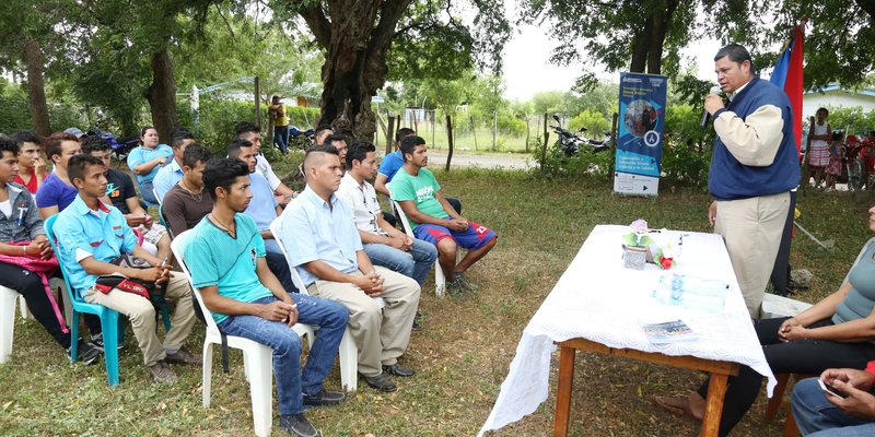 INATEC apertura curso de Reparación de Motos en la Comunidad de San Ramón