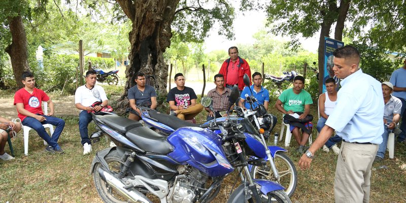 INATEC apertura curso de Reparación de Motos en la Comunidad de San Ramón