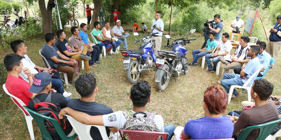 INATEC apertura curso de Reparación de Motos en la Comunidad de San Ramón