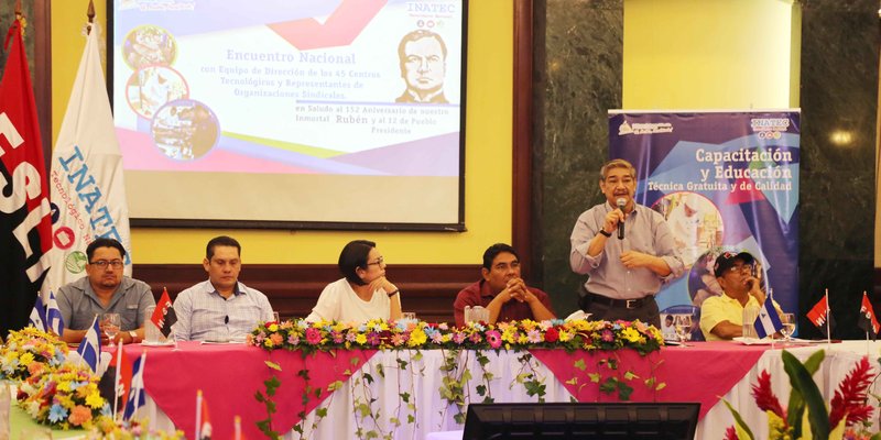 INATEC realiza Encuentro Nacional con Equipos de Dirección y Organizaciones Sindicales