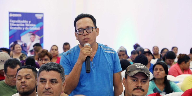 TECNacional - INATEC comparte con servidores públicos y pobladores de Managua Ejes y Líneas de Trabajo 2020