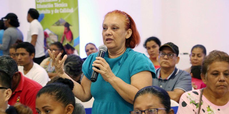 TECNacional - INATEC comparte con servidores públicos y pobladores de Managua Ejes y Líneas de Trabajo 2020