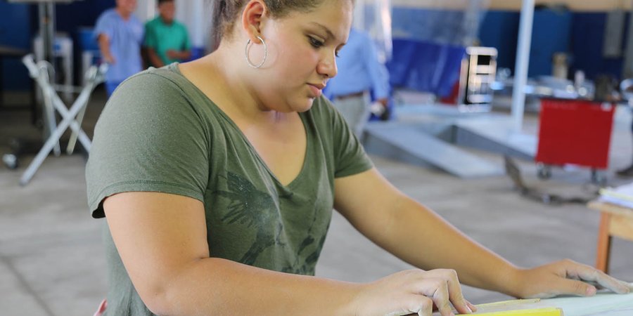 Estudiantes técnicos de Jinotepe decididos a crecer profesionalmente