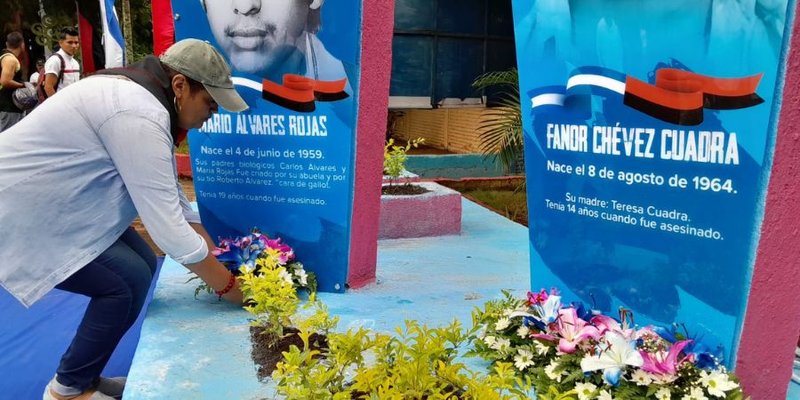 En Jinotepe develan monumento en homenaje a la Gesta Heroica de los estudiantes del 78
