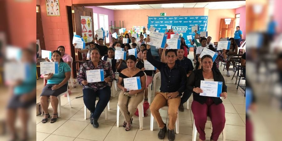 INATEC y Alcaldía de El Tortuguero realizan promoción de 165 protagonistas de Escuelas Municipales de Oficio