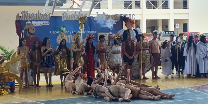 ¡Colorida celebración! Centro Tecnológico Juan de Dios Muñoz festeja Día Mundial de los Pueblos Indígenas