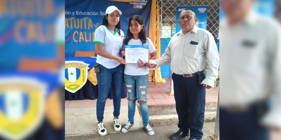 Desarrollan entrega de certificados a protagonistas del Programa Vocación Productiva en la Isla de Ometepe