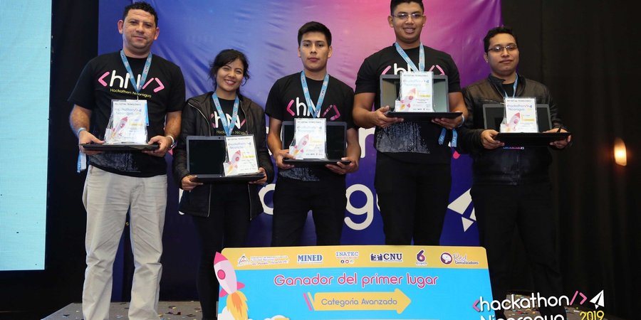 Ganadores del Hackathon Nicaragua 2019