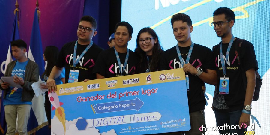 Ganadores del Hackathon Nicaragua 2019