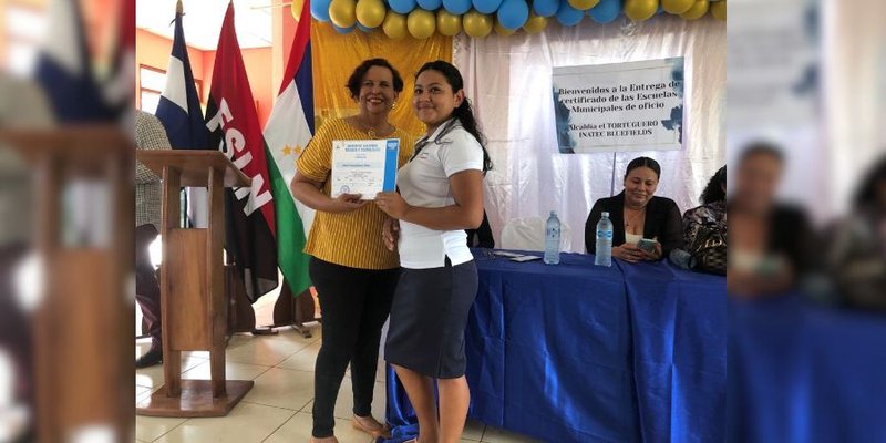 INATEC y Alcaldía de El Tortuguero realizan promoción de 165 protagonistas de Escuelas Municipales de Oficio