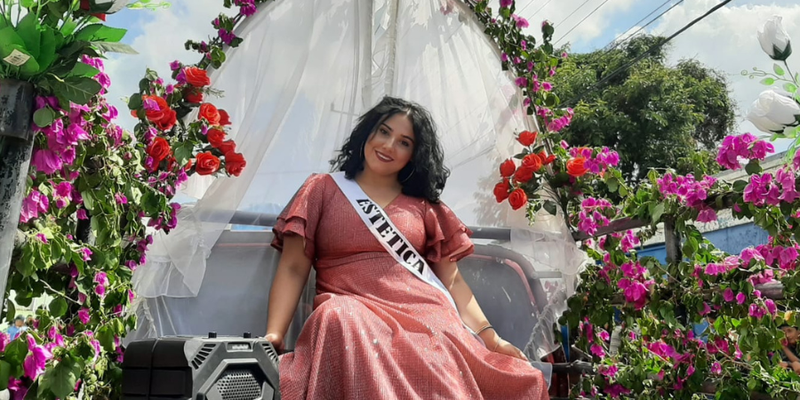 Estudiantes celebran carnaval, en saludo al  41 aniversario del centro técnico de Matagalpa