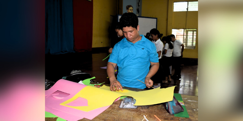 Personas con Discapacidad en Chinandega se Capacitan en Montaje de Eventos