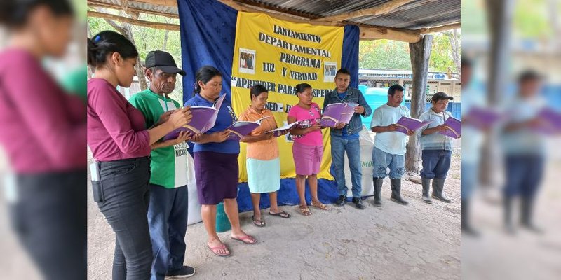 Familias de San Lucas, Madriz, inician Programa de Desarrollo de Capacidades Luz y Verdad