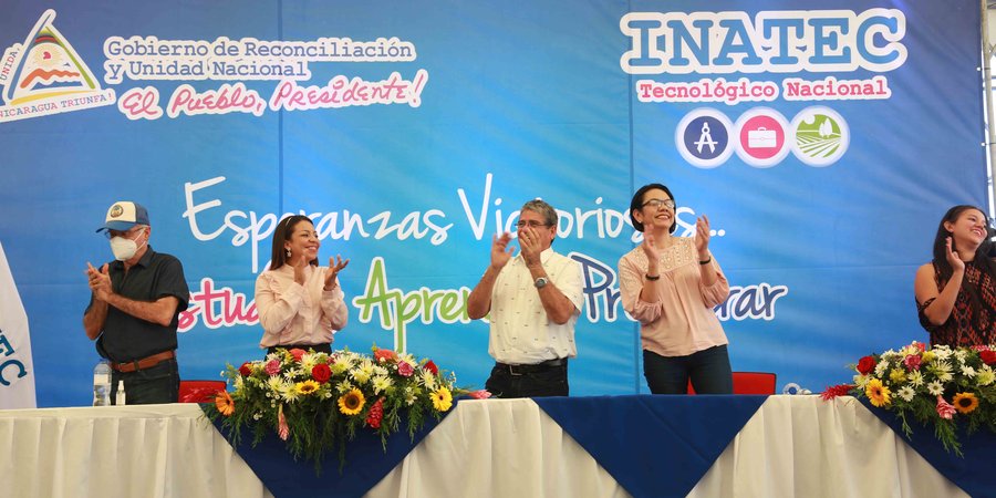 Gobierno de Nicaragua inaugura año lectivo de la Educación Técnica y nuevo Centro Tecnológico en León