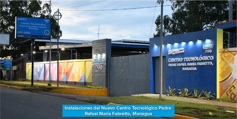 Inauguración del Centro Tecnológico Padre Rafael María Fabretto, Managua