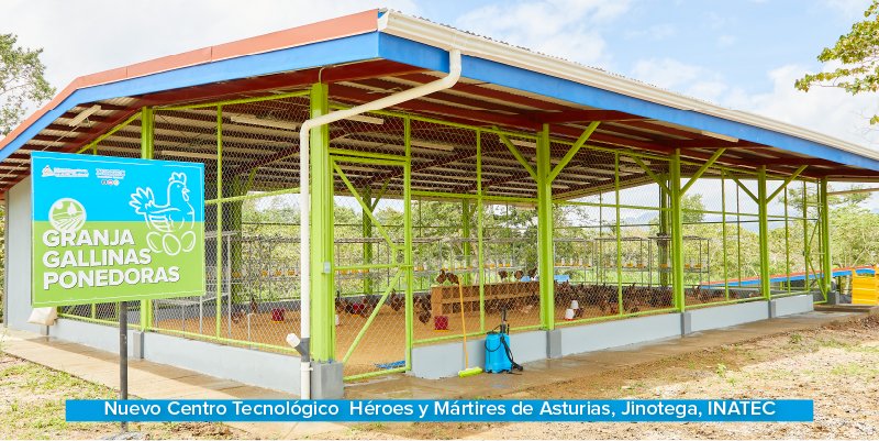 Inauguración del nuevo Centro Tecnológico Héroes y Mártires de Asturias, Jinotega