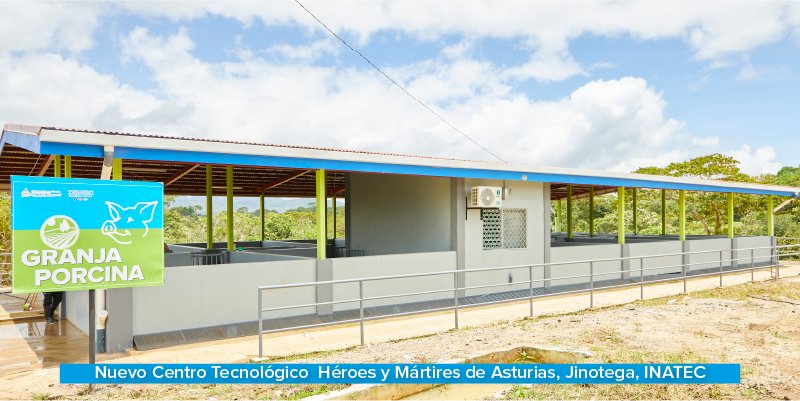 Inauguración del nuevo Centro Tecnológico Héroes y Mártires de Asturias, Jinotega