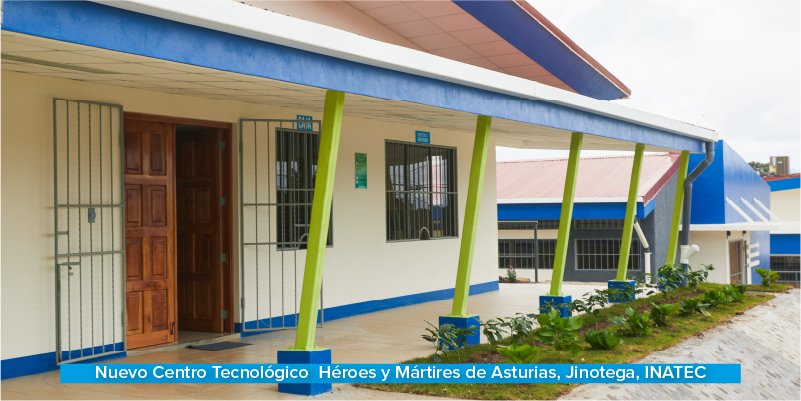 Inauguración del nuevo Centro Tecnológico Héroes y Mártires de Asturias, Jinotega