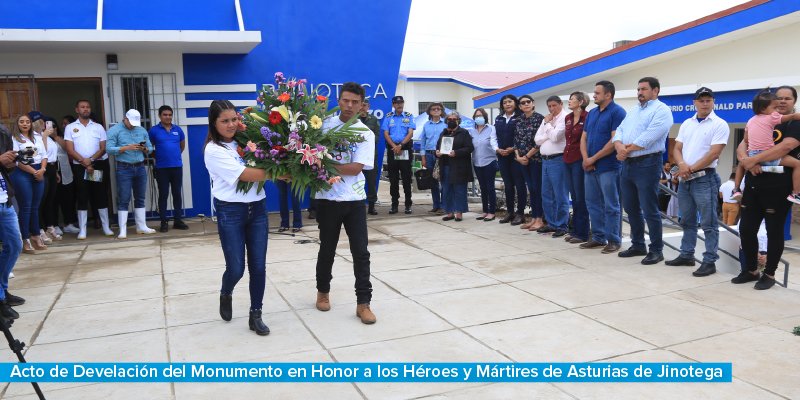 Inauguración del nuevo Centro Tecnológico Héroes y Mártires de Asturias, Jinotega