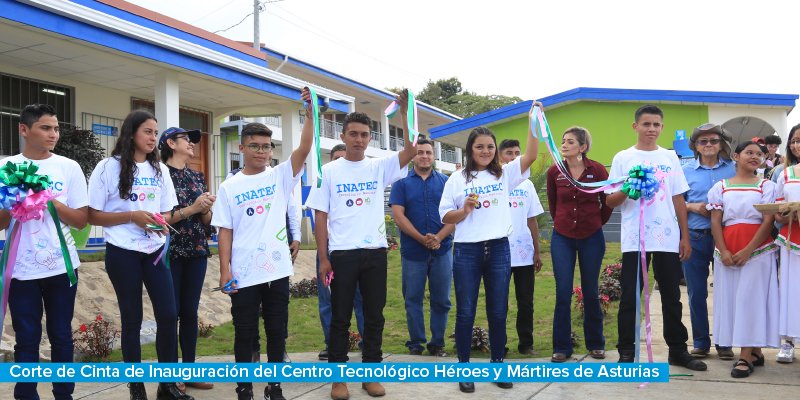 Inauguración del nuevo Centro Tecnológico Héroes y Mártires de Asturias, Jinotega