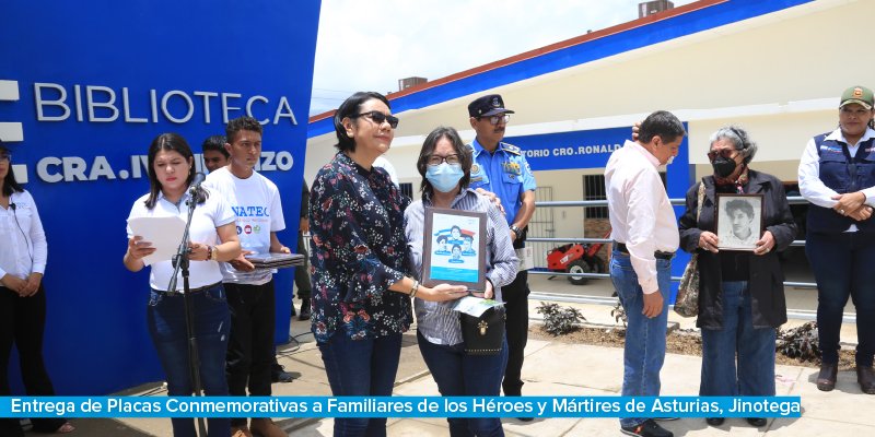 Inauguración del nuevo Centro Tecnológico Héroes y Mártires de Asturias, Jinotega