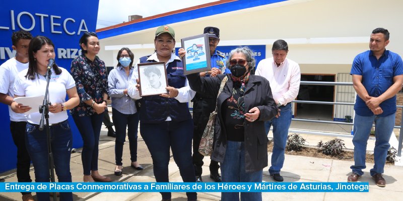 Inauguración del nuevo Centro Tecnológico Héroes y Mártires de Asturias, Jinotega