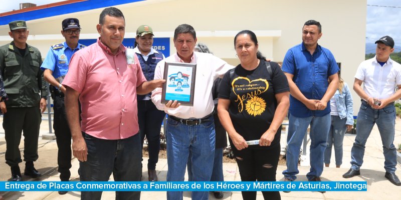 Inauguración del nuevo Centro Tecnológico Héroes y Mártires de Asturias, Jinotega