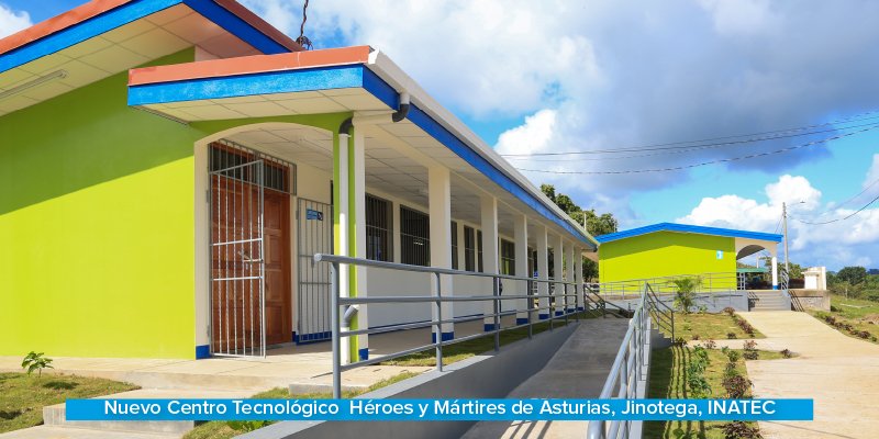 Inauguración del nuevo Centro Tecnológico Héroes y Mártires de Asturias, Jinotega