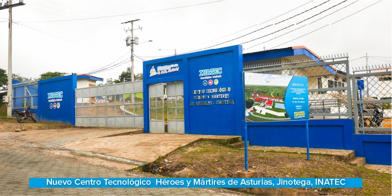 Inauguración del nuevo Centro Tecnológico Héroes y Mártires de Asturias, Jinotega