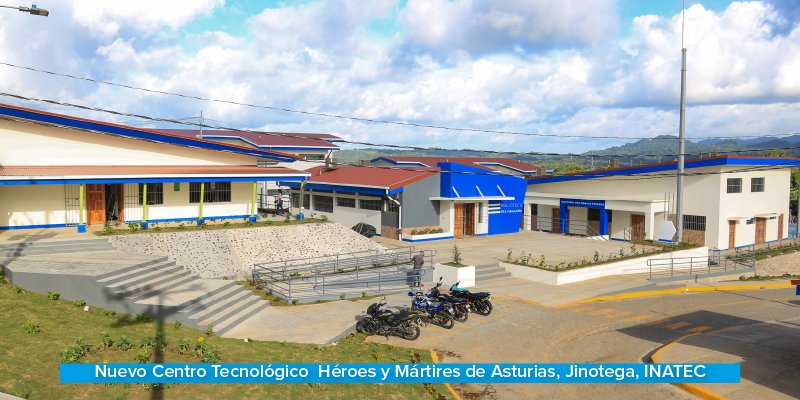 Inauguración del nuevo Centro Tecnológico Héroes y Mártires de Asturias, Jinotega